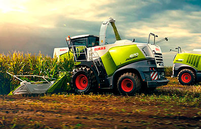 Foto CLAAS JAGUAR<br> SERIE 900