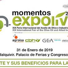 Jornada Momentos Expoliva 2019: “El aceite y sus beneficios para la salud”