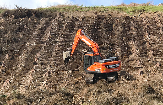 Excavadoras Doosan para trabajos forestales