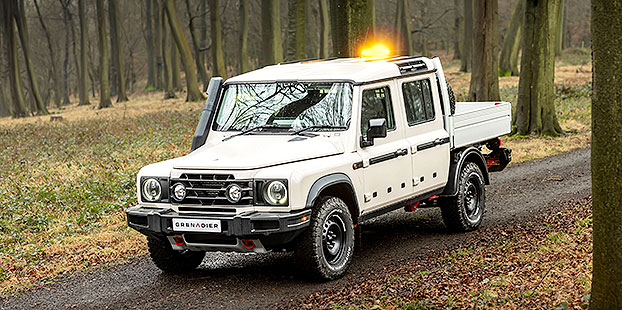 El nuevo pick-up Chasis Doble Cabina de INEOS Automotive