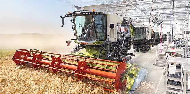 CLAAS celebra la fabricación de 500.000 cosechadoras desde 1936