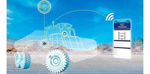 Soluciones inteligentes de Trelleborg para neumáticos fuera de carretera