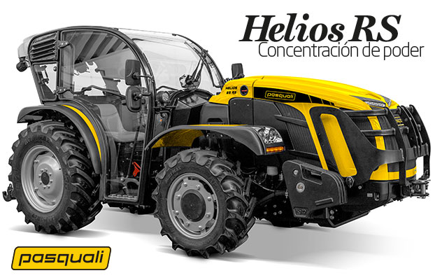 Foto Tractor Pasquali Helios RS, concentraci�n de poder