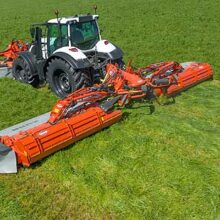 Segadora de discos con sinfín agrupador GMD 9530 RV de KUHN