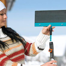 GARDENA presenta herramientas de invierno para la limpieza de nieve y hielo