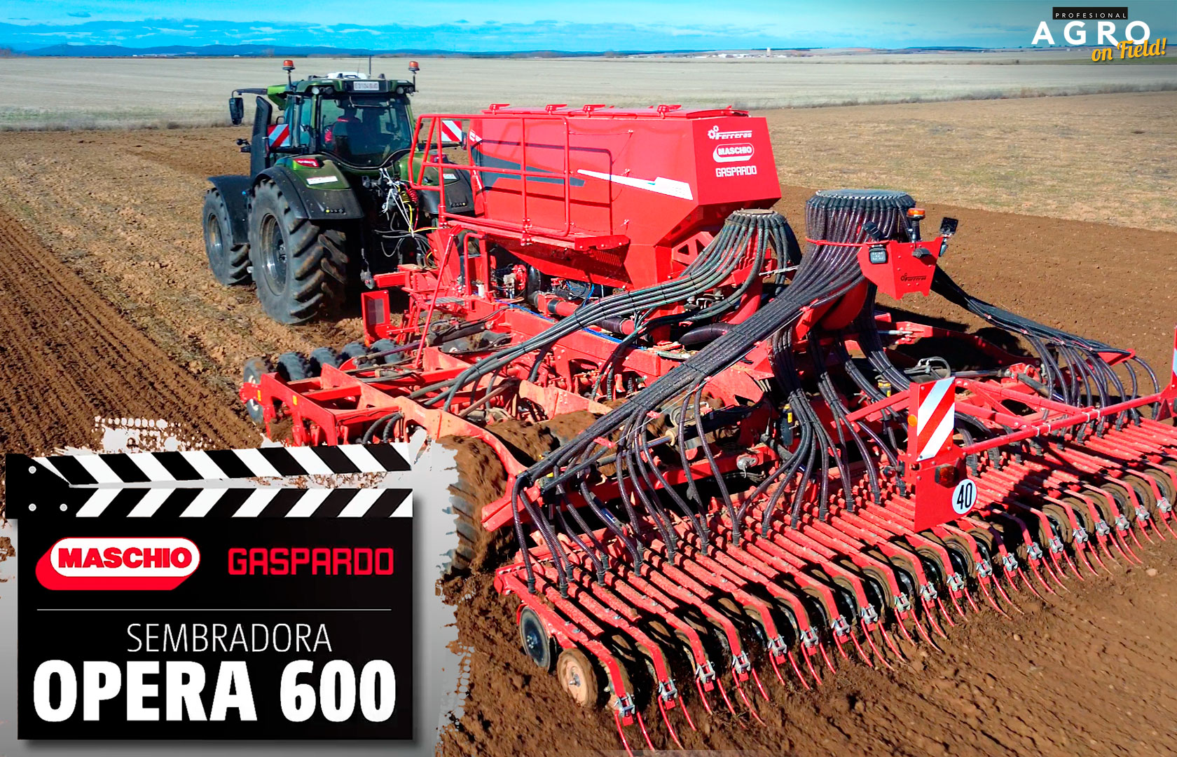 Foto Sembradora OPERA 600 de Maschio Gaspardo, rendimiento en una sola pasada