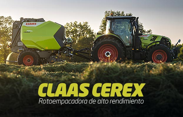 Foto CLAAS CEREX, rotoempacadora de alto rendimiento